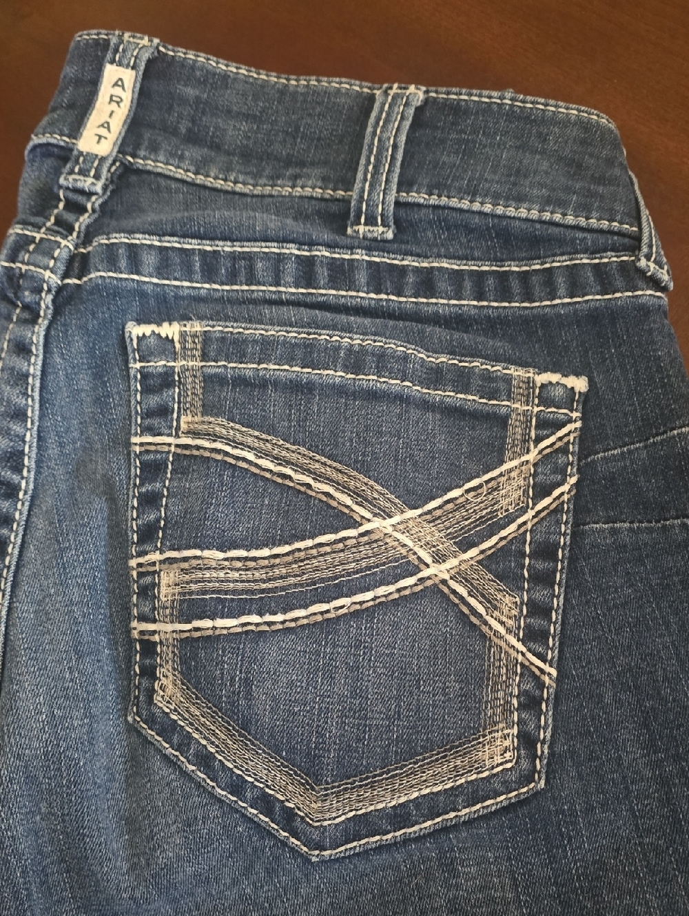 Ariat Women's Boot Cut Jeans in Medium Blue Wash